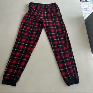 Eddie Bauer Plaid Boys Bottoms in Red and Black   Size 14